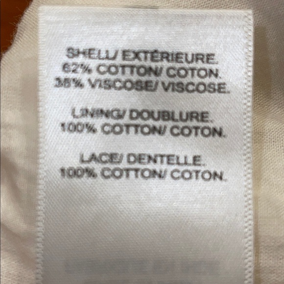 Lucky Brand M Ivory Crochet Wide Leg Jumpsuit Boho Summer - Picture 9 of 10